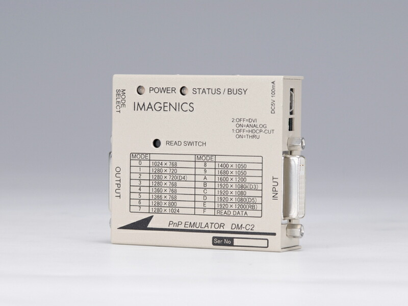 IMAGENICS イメージニクスプラグアンドプレイエミュレーターDM-C3 IMAGENICS(イメージニクス) DM-C3 ◇ HDMI プラグアンドプレイ