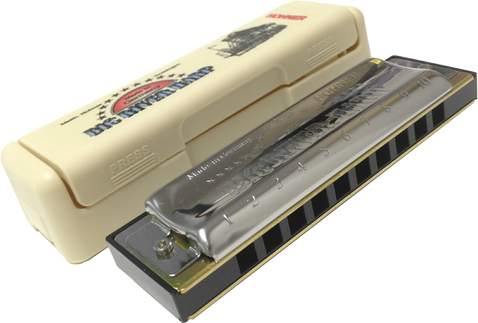 お買得 Hohner ホーナー Big River Harp E調 Ms 590 10穴 ビッグリバーハープ ブルースハープ型 10holes Blues Harmonica 北海道 沖縄 離島不可 Fbckettering Org