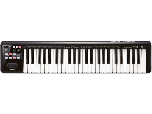 Roland ローランド A-49 BLACK MIDI キーボード コントローラー｜ワタナベ楽器　ＳＨＯＰ