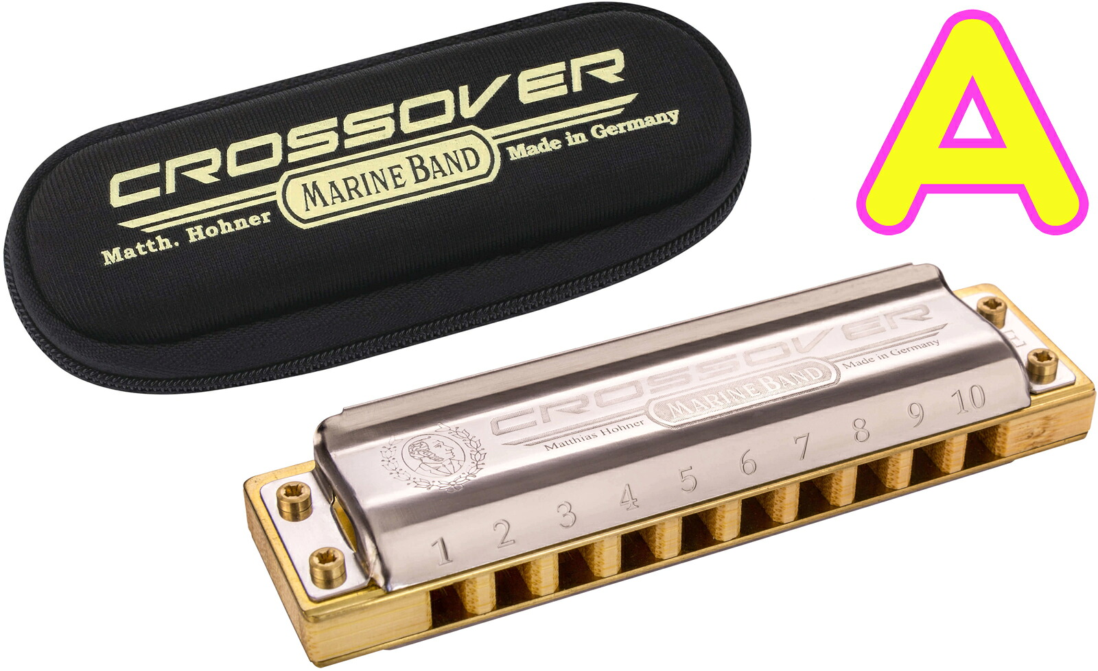 HOHNER ホーナー マリンバンドクロスオーバー A調 2009/20 10穴 Marine Band Crossover Blues Harmonica 竹製ボディ　北海道 沖縄 離島不可｜ワタナベ楽器　ＳＨＯＰ