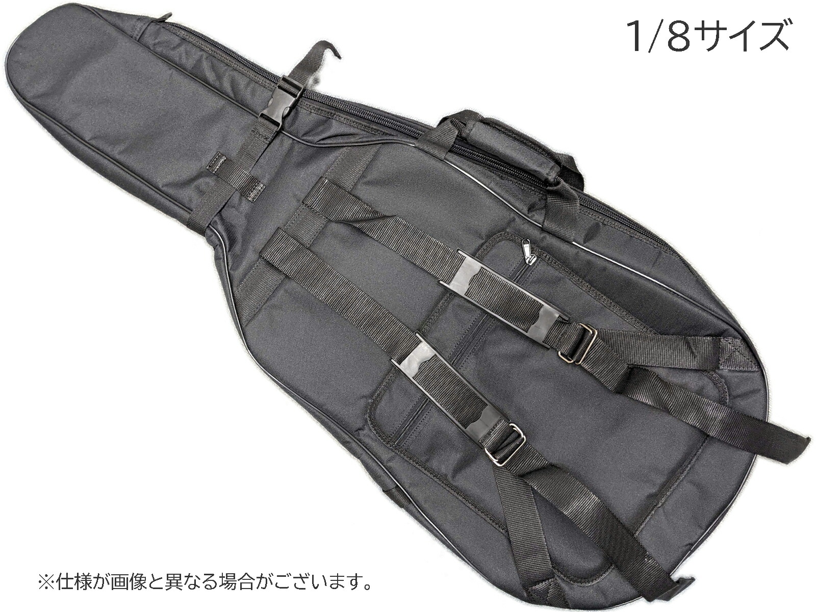 チェロのソフトケース 調整可能ショルダーストラップ付き 504.jpg