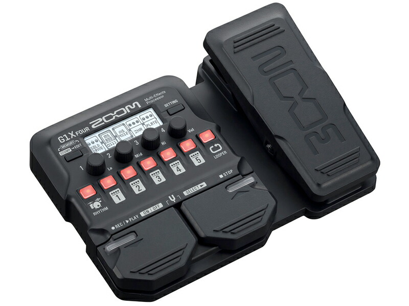 ZOOM G2X FOUR ギターエフェクター G2FOUR & G2X FOUR Effects & Amp Emulator | ZOOM