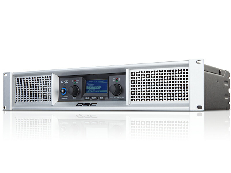 楽天市場】QSC ( キューエスシー ) GXD8 ◇ 800W × 2 (8Ω) / 1200W × 2