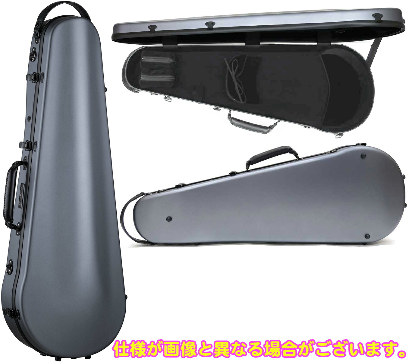 注文後の変更キャンセル返品 Carbon Mac カーボンマック CFA-2 サテン ビオラ ケース S-SLV シルバー ハードケース viola  cases satin silver DOMINANT ビオラ弦 141 セット A 北海道 沖縄 離島不可 gefert.com.br