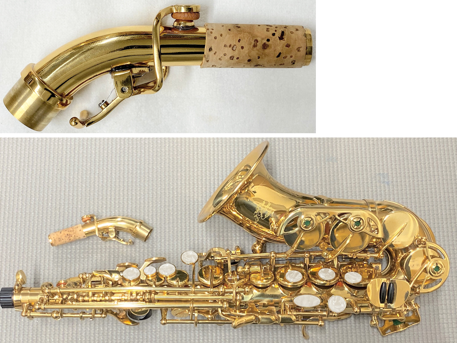 【楽天市場】J Michael ( Jマイケル ) SPC-700 カーブド ソプラノサックス ラッカー soprano saxophone