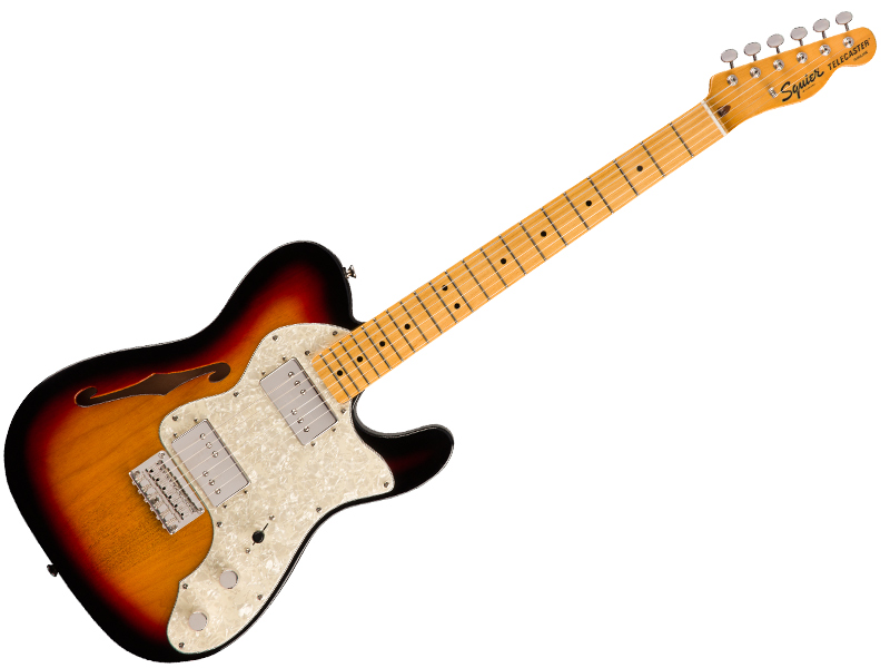 SQUIER スクワイヤー Classic Vibe 3TS シンライン エレキギター 70s