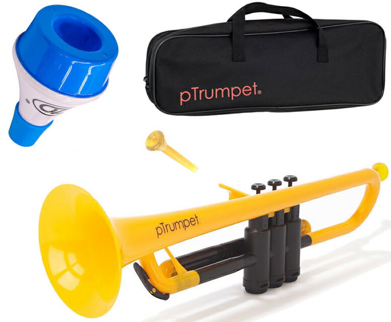 楽天市場】PINSTRUMENTS pTrumpet イエロー プラスチック トランペット
