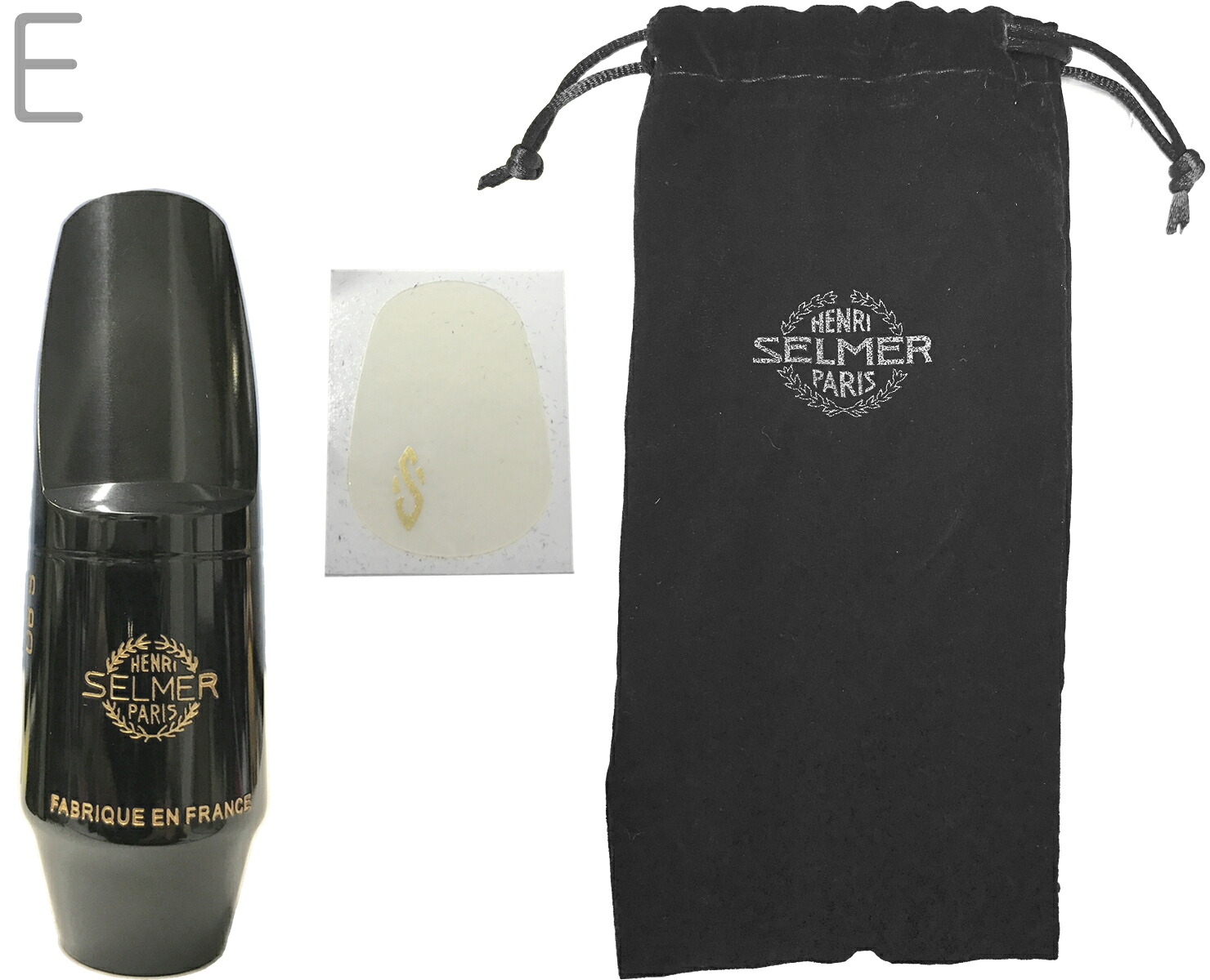 Henri Selmer Paris セルマー S80 E ソプラノサックス マウスピース ハードラバー Bb soprano saxophone mouthpieces S-80 ♯E　北海道 沖縄 離島不可