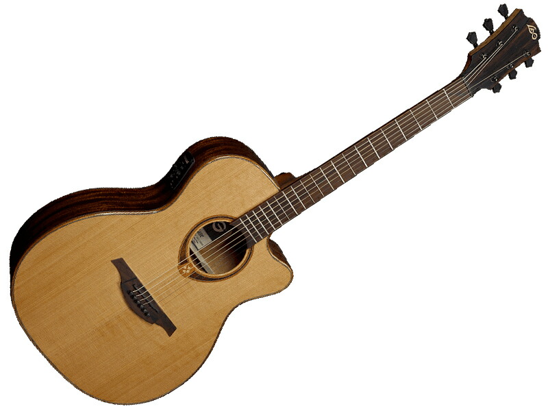 楽天市場】LAG Guitars T118ASCE IVO【スペア弦付き】【送料無料
