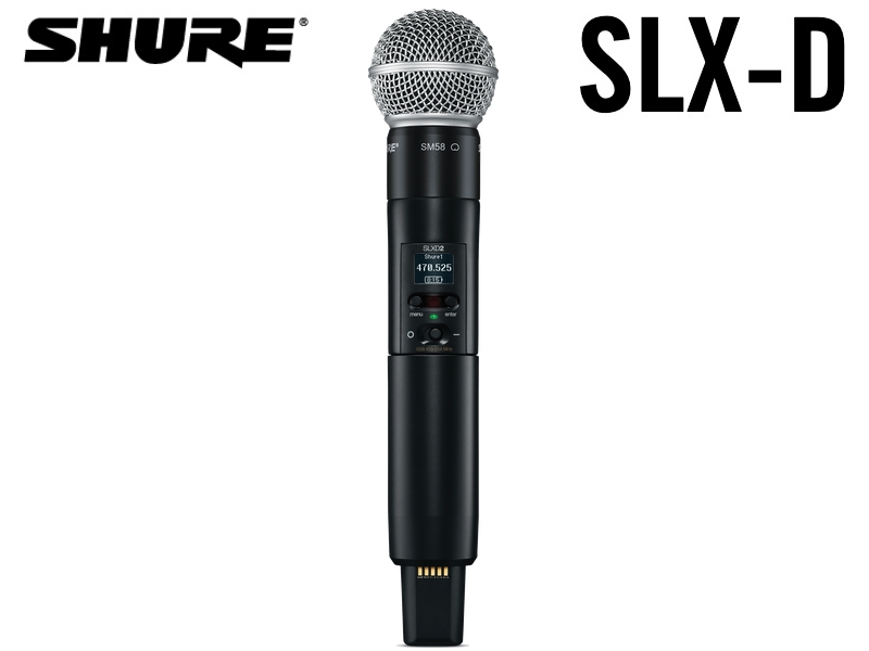 楽天市場】SHURE ( シュア ) SLXD24/SM58 【SLXD24J/SM58-JB】 ◇ SM58