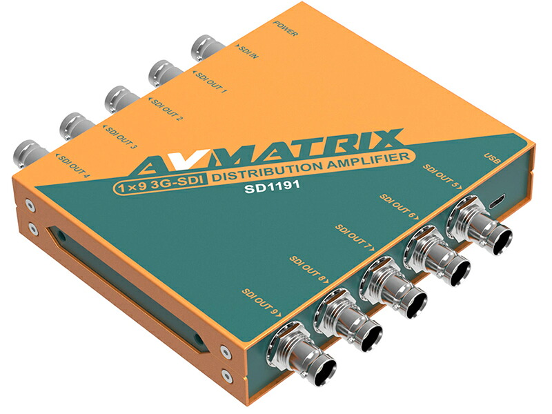 AVMATRIX SD1191 ◆ リクロック搭載3G-SDI分配器｜ワタナベ楽器　ＳＨＯＰ 27,141円