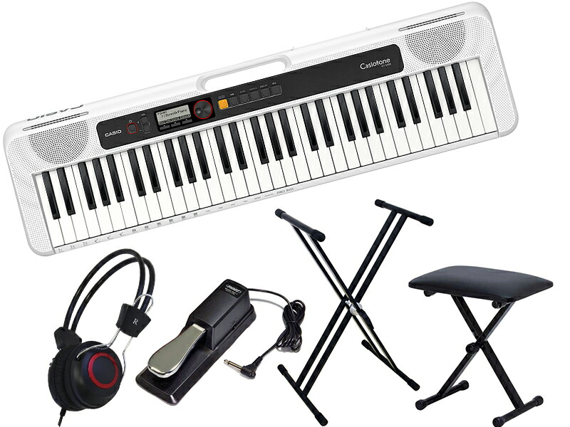 楽天市場】CASIO カシオ CT-S200 BK 練習セット 3 : ワタナベ楽器 楽天