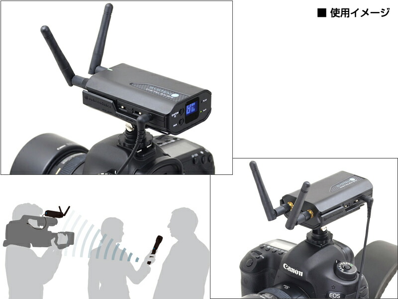 ☆大感謝セール】 audio-technica オーディオテクニカ ATW-1702 ワイヤレスハンドヘルドマイクロホンカメラマウントシステム