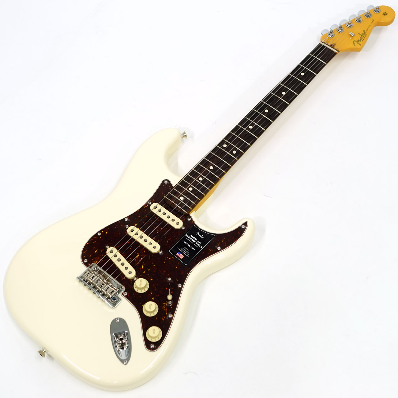 Fender フェンダー American Professional II Stratocaster Olympic White / RW USA ストラトキャスター アメプロ エレキギター 【 夏特価 】｜ワタナベ楽器　ＳＨＯＰ