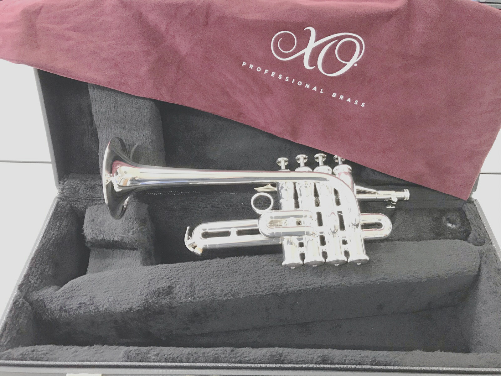 XO エックスオー 1700S ピッコロトランペット イエローブラス 銀メッキ 