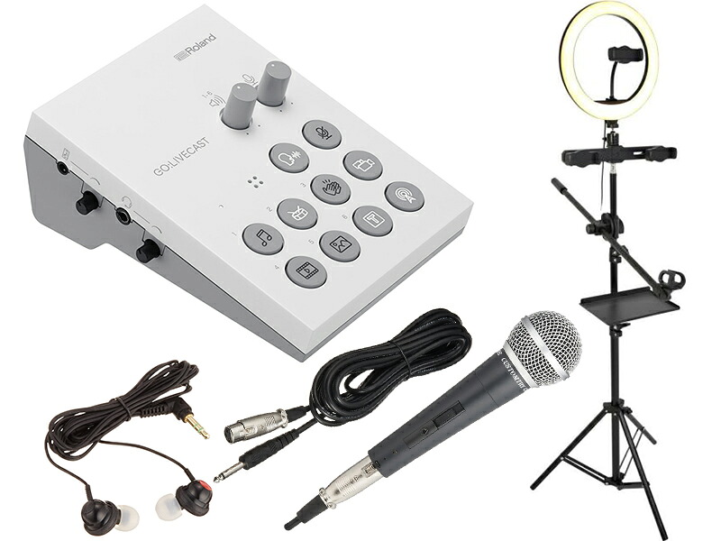 Roland ( ローランド ) GO:LIVECAST おしゃべり配信セット 3 スマートフォン用ライブ配信ツール IOS