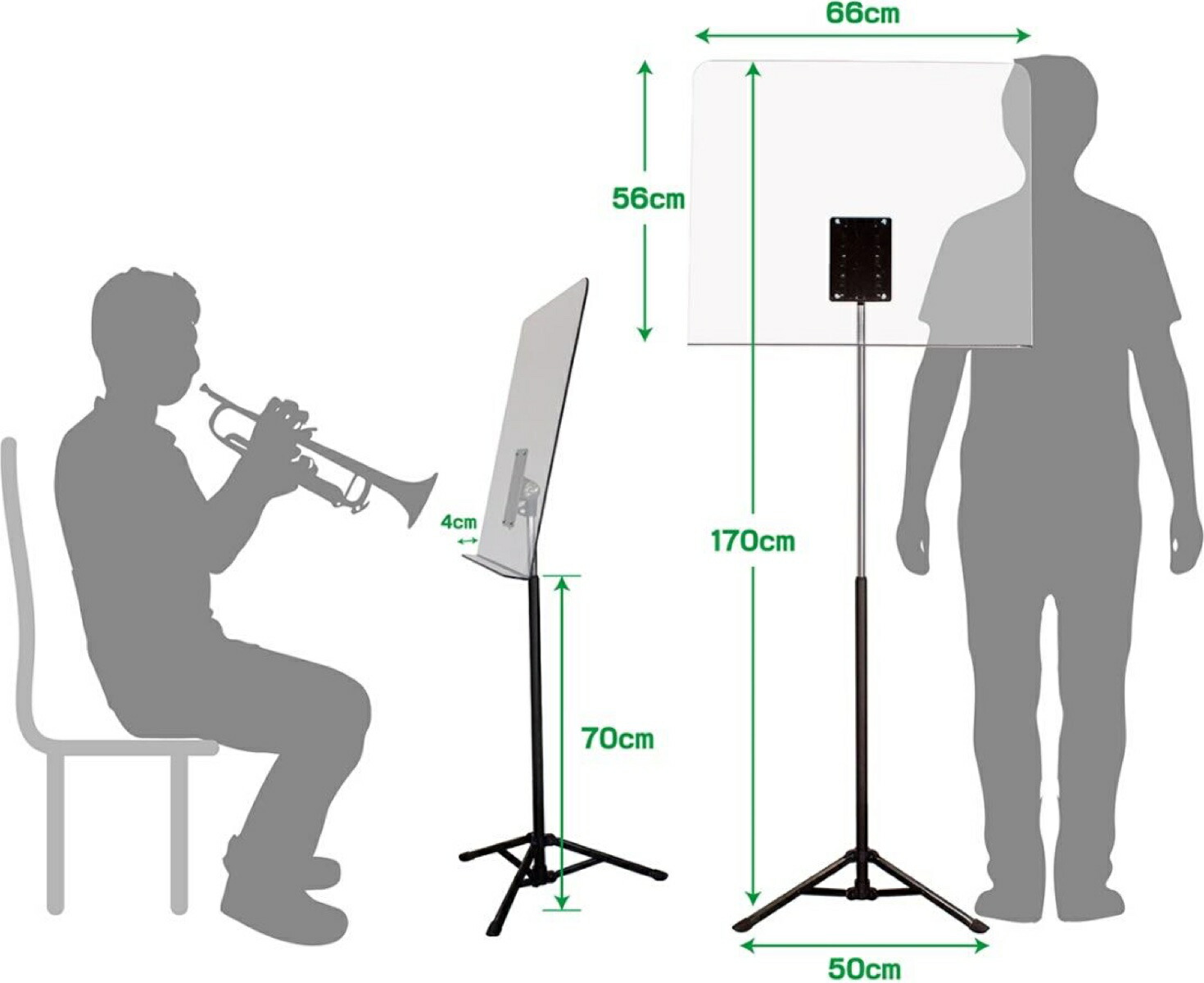 Manhasset マンハセット 00 アコースティックシールド 透明譜面台 管楽器 クリアシールド 譜面台 ポリカーボネート製 Acoustic Shield Music Stand 北海道 沖縄 離島不可 永久保証 飛沫防止 アメリカ製 楽器 遮音対策 スタンド に反したご使用が見受けられる場合