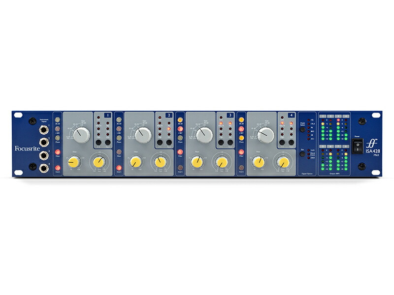 Focusrite(フォーカスライト)ISA428MkII・マイクプリアンプ【国内正規品】【DTM】【DAW】