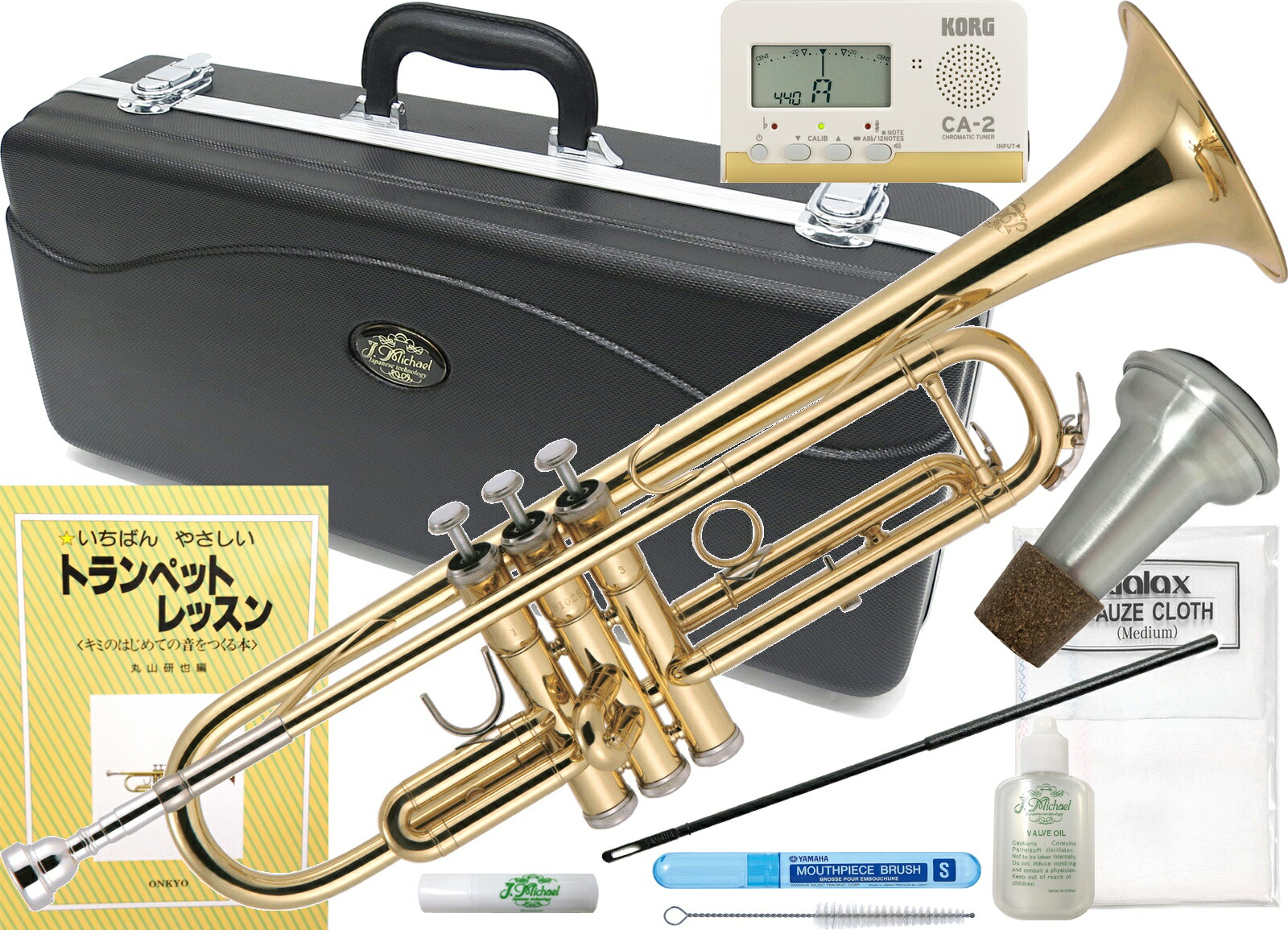 楽天市場 J Michael Jマイケル Tr 0 トランペット 新品 管楽器 ゴールド 本体 B Trumpet Gold ミュート セット H 北海道不可 沖縄不可 離島不可 ワタナベ楽器 楽天ｓｈｏｐ