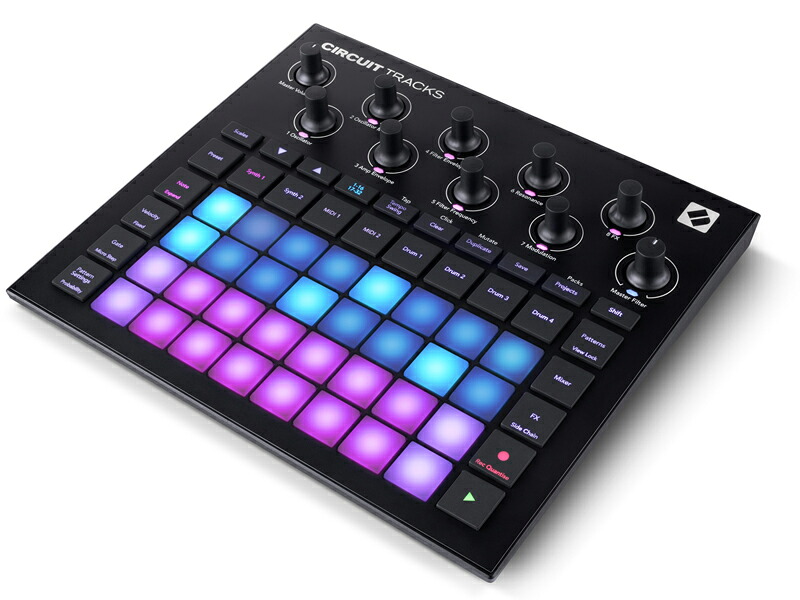 novation ノベイション Circuit Tracks シーケンサー ［DAW ］［ DTM ］［ シンセサイザー ］｜ワタナベ楽器　ＳＨＯＰ