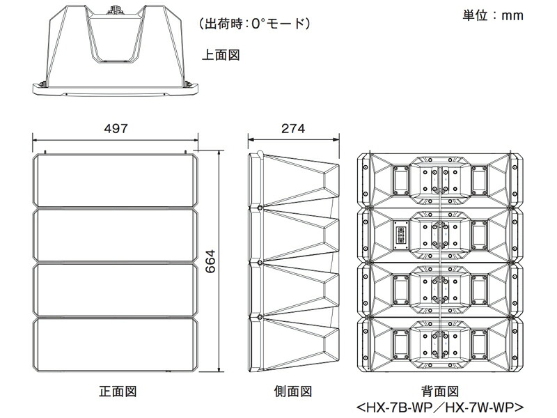 2022モデル TOA ティーオーエー HX-7W-WP ホワイト コンパクトアレイスピーカー 白色 防滴型 送料無料 fucoa.cl