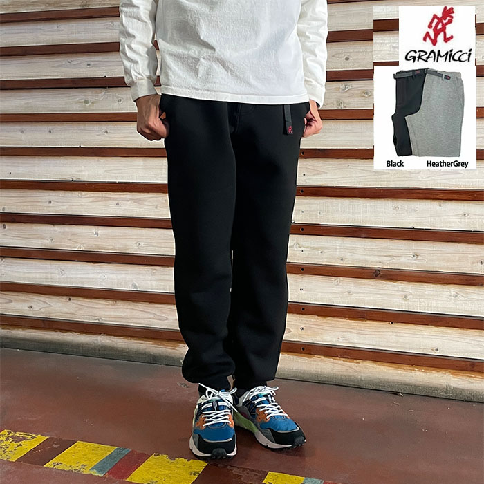 【SALE】Gramicci グラミチ TECH KNIT NALLOW RIB PANT テックニットナローリブパンツ Black HeatherGrey　GUP4-FJP05