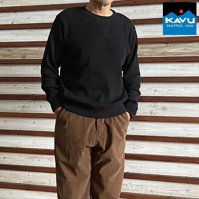 楽天市場】カブー KAVU メンズ 長袖Tシャツ マービンズクルー Marvin's