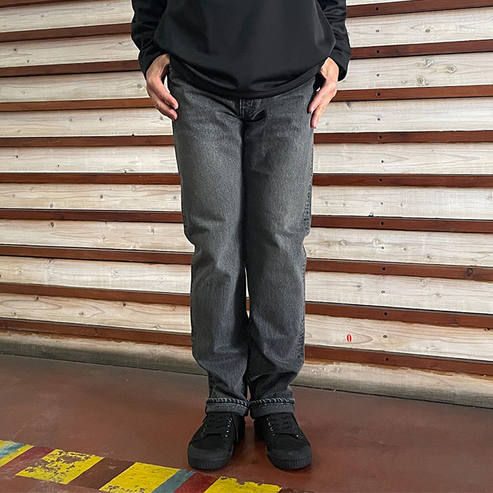 極美品✨　orSlow　オアスロウ　デニムパンツ　107W　XL（4）　ブラック orslow オアスロウ 107 IVY FIT BLACK DENIM STONE アイビー
