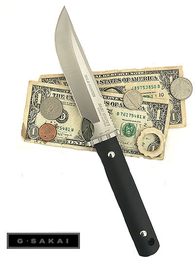Gサカイ　ジーサカイ サビナイフ5 ワイルドハンターSABIKNIFE 5ザイテルハンドル　フィールドで活躍　日本製　関ジャパン　動画あり 9,585円