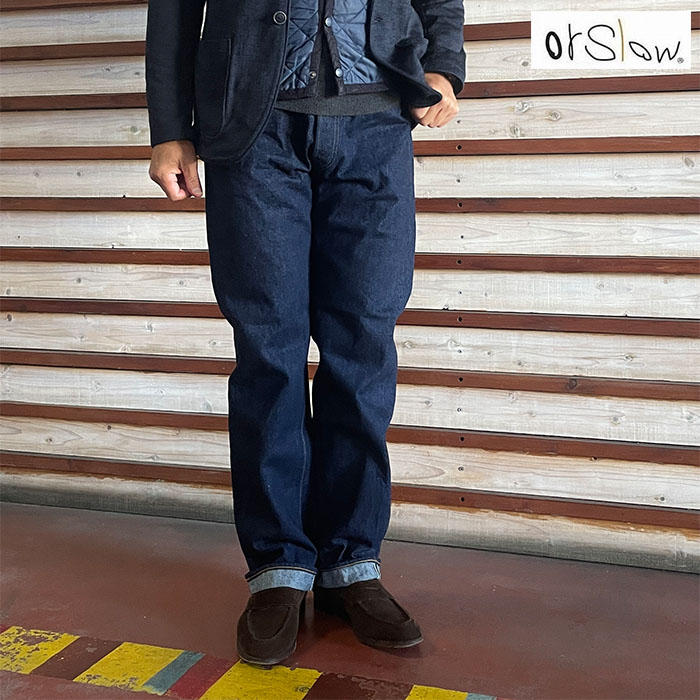 楽天市場】オアスロウ107デニムパンツ orSlow 107 IVY FIT SELVEDGE