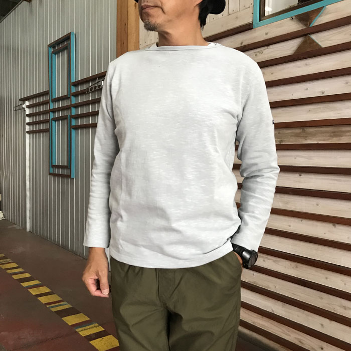 Tieasy ティージー【SALE】TE-001 Authentic Classic HDCS ボートネックバスクシャツ　ClearBlue