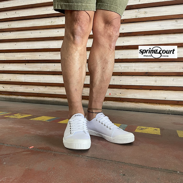 SPRINGCOURT スプリングコートスニーカー G2 CANVAS オーガニックコットン レトロスニーカー White国内正規品