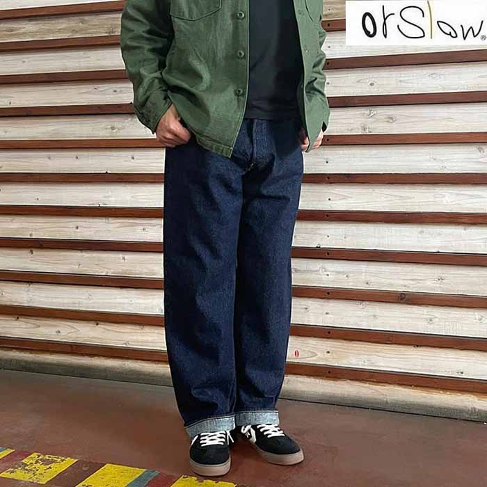 オアスロウ orSlow GRAND DAD'S FIT DENIM PANTS グランド ダッド フィット デニム パンツ OneWash 日本製 01-1011-81｜ｇａｋｕオンラインショップ