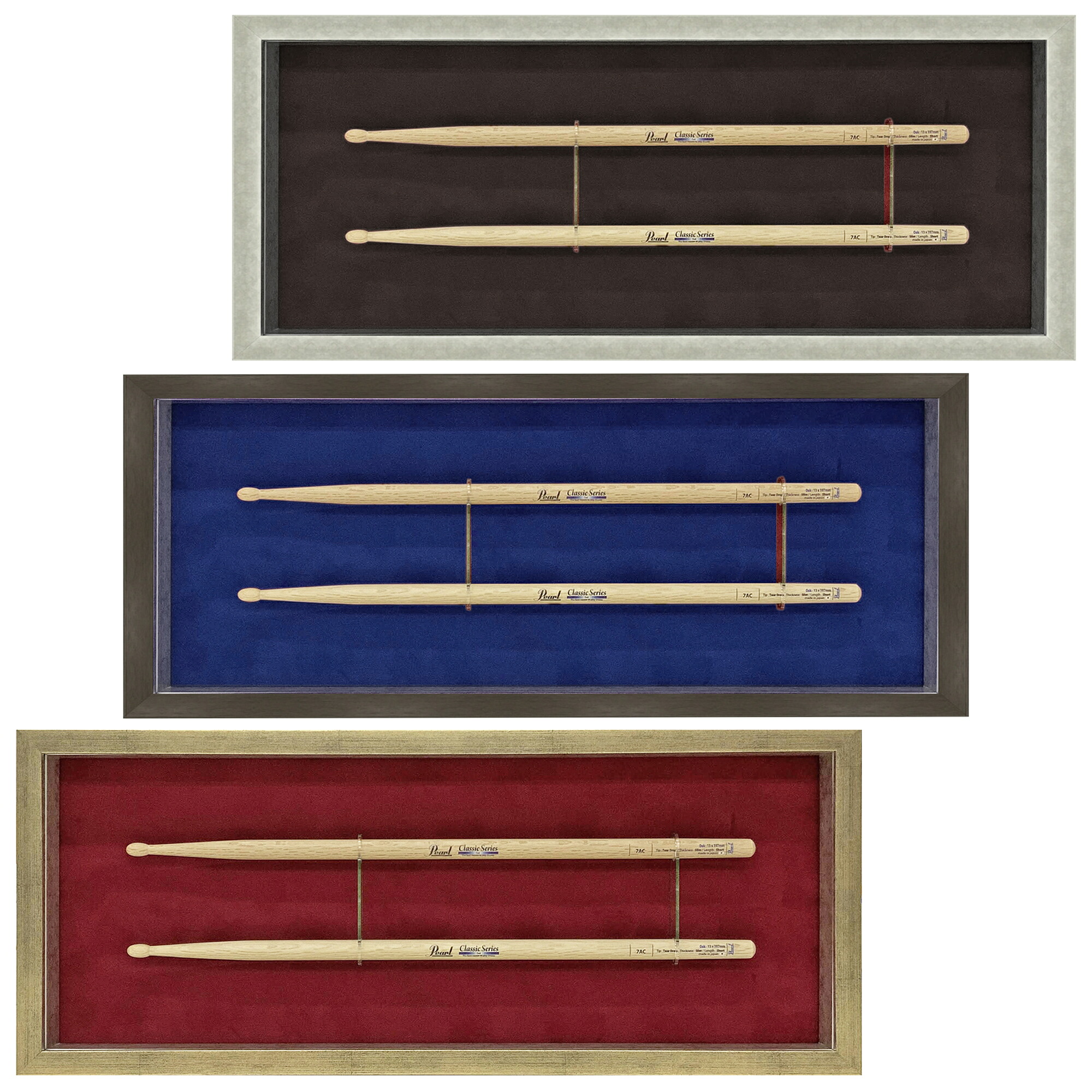 [スティック専用額]BH-E26N アクリル付 /額内寸(G寸)200×500/「長さ400ミリ前後のドラムスティック用」 12,821円