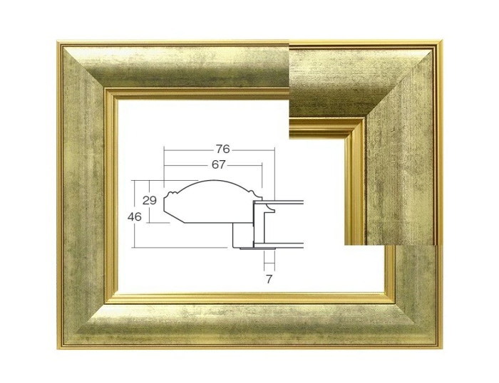 楽天市場】7740 F6号 410×318mm 油彩額 油絵額 油彩額縁 油絵額縁 額縁