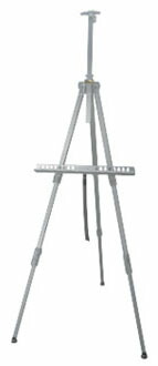 ターレンス メタルイーゼル3段シルバー TME-3S 野外用 携帯用 イーゼル　F50号タテ（1200mm）まで製作可能