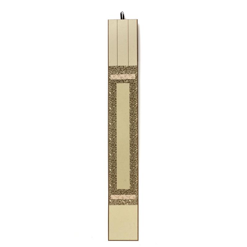 楽天市場】掛け軸 無地【丈80cm×幅15.5cm（短冊掛軸）KA-004/KA