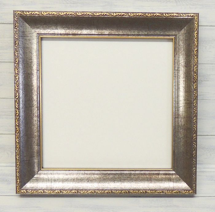 楽天市場】難有 108 ホワイト 15角デッサン額縁 正方形額 アウトレット