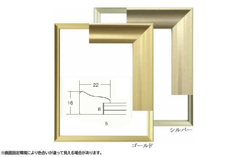 楽天市場】5600 大衣 509×394mm 白金 デッサン額 デッサン額縁 水彩額 