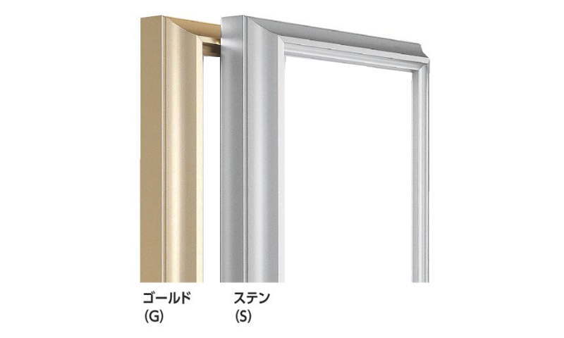 CD-44 F30号 910&times;727mm 仮縁 仮額 出展用額縁 フレーム 組立式 ゴールド ステン｜高品質・激安　額縁画材のまつえだ