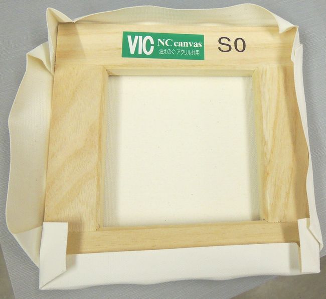 楽天市場 S0張キャンバス Vic Nccanvs 油えのぐ アクリル共用 Vic製 正方形 綿化繊混紡 高品質 激安 額縁画材のまつえだ