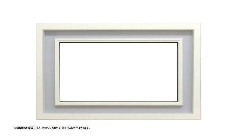 3441N WSM 454×158mm ホワイト 油彩額 油絵額 油彩額縁 油絵額縁 額縁 アクリル板 木製|高品質・激安 額縁画材のまつえだ