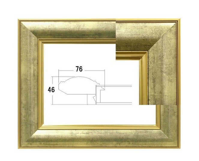 楽天市場】KL02 F3号 (273×220mm) ブラウン/ナチュラル 油彩額縁 油彩額 木製 表面保護材：ガラス アウトレット品 KL-02 :  高品質・激安 額縁画材のまつえだ