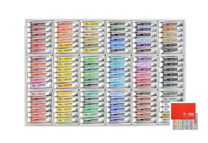 ちい　ホルベイン水彩絵の具　108色　ワトソン　HW-304 新品2冊 楽天市場】HOLBEIN ホルベイン 透明水彩絵具 108全色 セット HWC