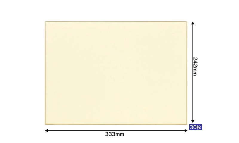鳥の子紙 F4号色紙(333×242mm) 30枚入 紙肌は大変滑らかです。まとめてお買い得！！ 谷口松雄堂製(京都) SE050