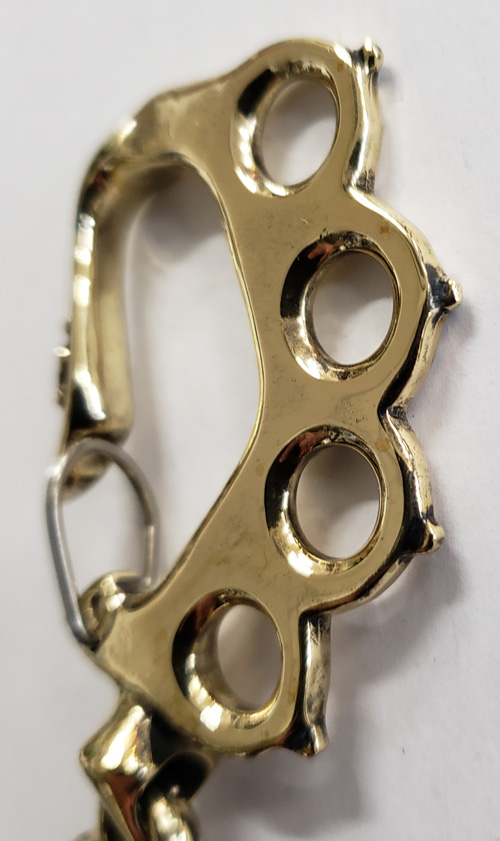 楽天市場 Galcia ガルシア Keyholder Brass Knuckle Type Brass ブラス ナックル メリケンサック キーホルダー ポリッシュ Kblc 003np Galcia 楽天市場店