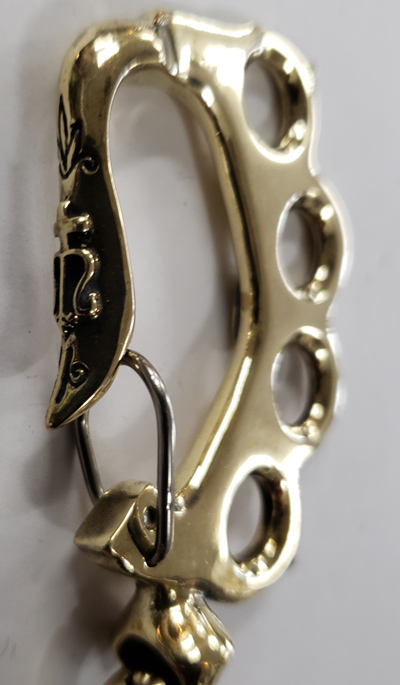 プレゼント Galcia ガルシア Keyholder Brass Knuckle Type Brass ブラス ナックル メリケンサック キーホルダー ポリッシュ Kblc 003np Www Numberz Co