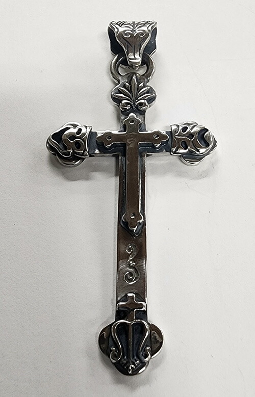 Galcia ロザリオ ネックレス シルバー 925 真鍮 Galcia ロザリオ ネックレス シルバー 925 真鍮