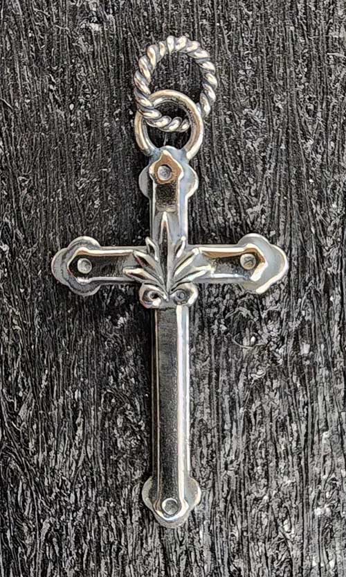 galcia CROSS PENDANT "AGAVE" MEXICANSTYLE ACCESSORY SILVER925 ガルシア 十字架　アガベ　リュウゼツラン　シルバー925 ペンダント　(25NT-ASC001SS)｜galcia 店 26,129円