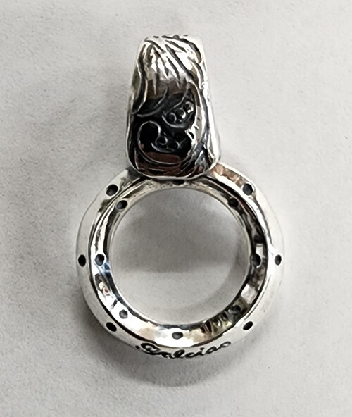 galcia PENDANT " GLASSES CATCHER " SILVER925 SMALL TYPE ガルシア シルバー メガネキャッチャー メガネ掛け ペンダント (23NT-GC001SS) スモールタイプ|galcia 店